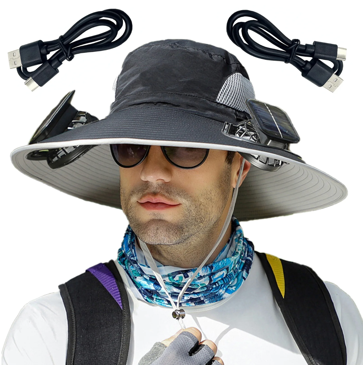 Inclusive breeze Solar Fan Hat